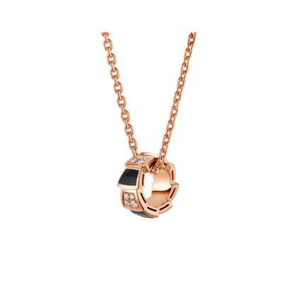 [Clover Jewelrys]SERPENTI PEDANT DIAMOND NECKLACE