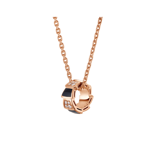 [Clover Jewelrys]SERPENTI PEDANT DIAMOND NECKLACE