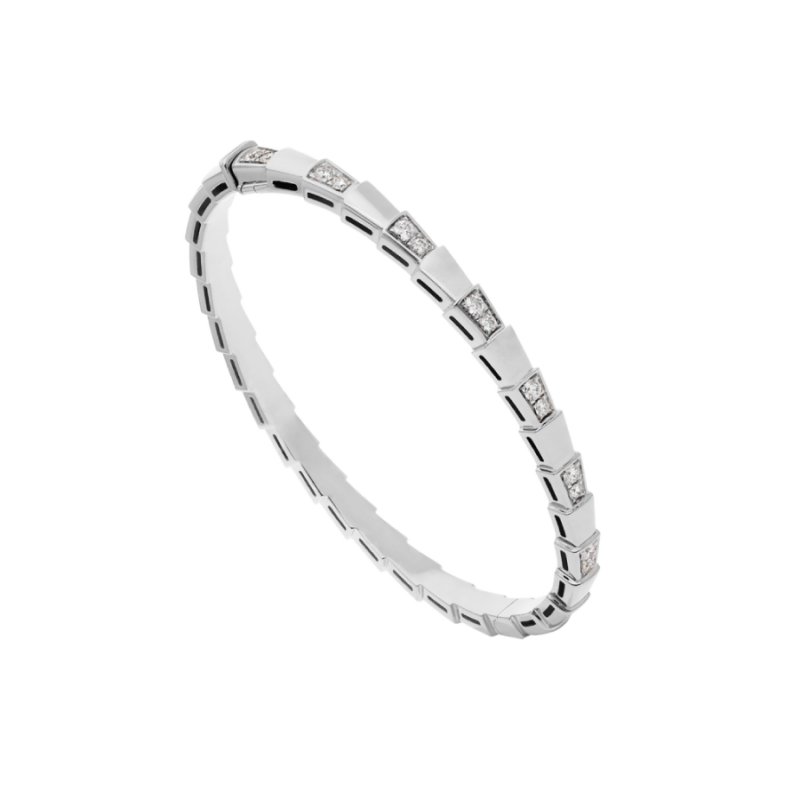 [Clover Jewelrys]SERPENTI BRACELET SILVER DIAMOND