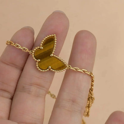 [Clover Jewelrys]LUCKY SPRING 5 MOTIF GOLD BRACELET