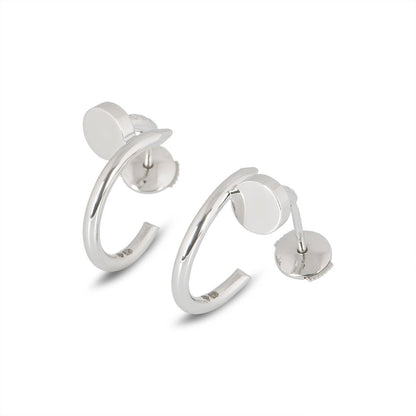 [Clover Jewelrys]JUSTE EARRINGS SILVER