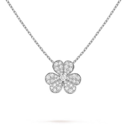 [Clover Jewelrys]CLOVER DIAMOND NECKLACE SILVER