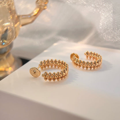 [Clover Jewelrys]CLASH SMALL HOOP EARRINGS