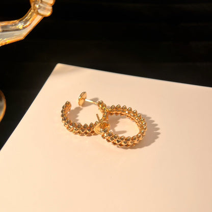 [Clover Jewelrys]CLASH SMALL HOOP EARRINGS