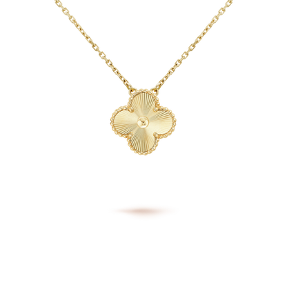 [Clover Jewelrys]CLOVER 15MM LASER NECKLACE