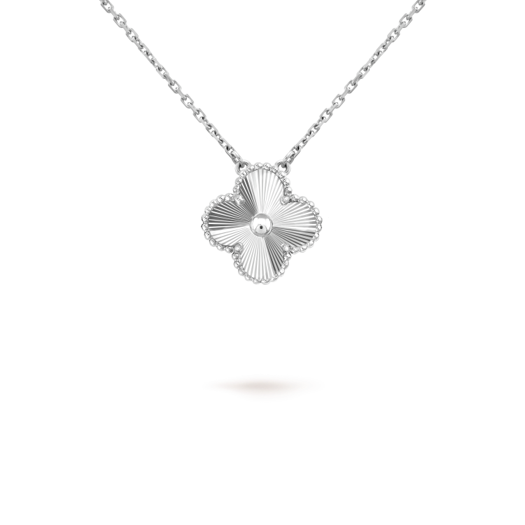 [Clover Jewelrys]CLOVER 15MM LASER NECKLACE SILVER