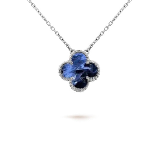 [Clover Jewelrys]CLOVER 15MM PIETERSITE NECKLACE SILVER