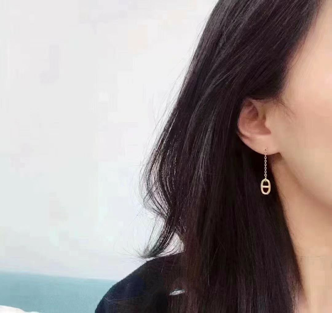 [Clover Jewelrys]CHAINE TASSEL EARRINGS