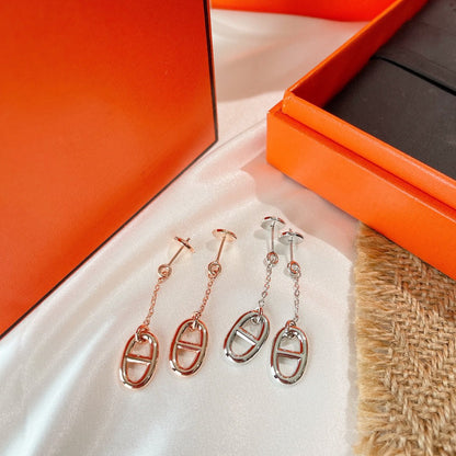 [Clover Jewelrys]CHAINE TASSEL EARRINGS