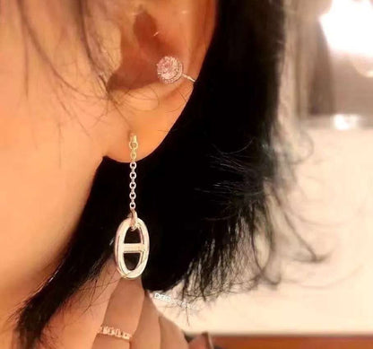 [Clover Jewelrys]CHAINE TASSEL EARRINGS