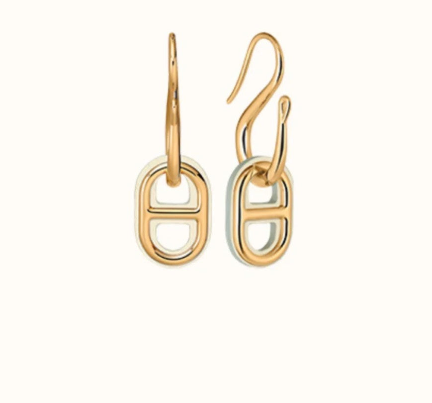 [Clover Jewelrys]HM O'MAILLON GOLD EARRINGS