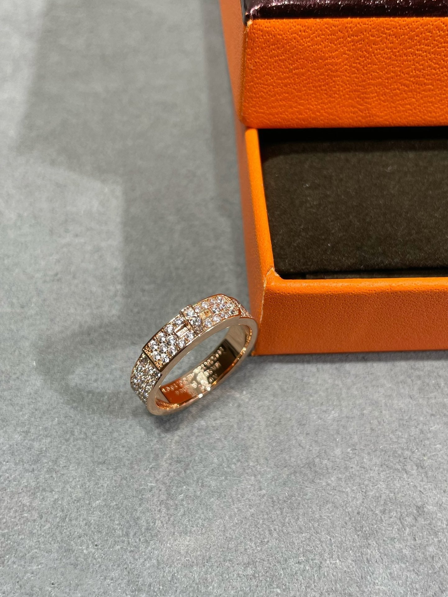 [Clover Jewelrys]KELLY PINK GOLD DIAMOND RING