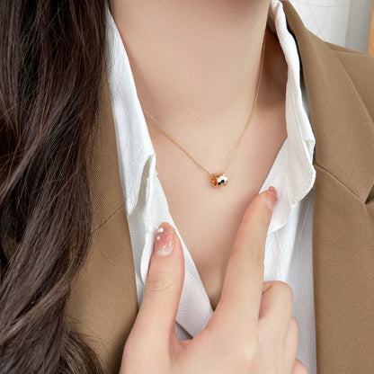 [Clover Jewelrys]BEE MINI PEDANT DIAMOND NECKLACE