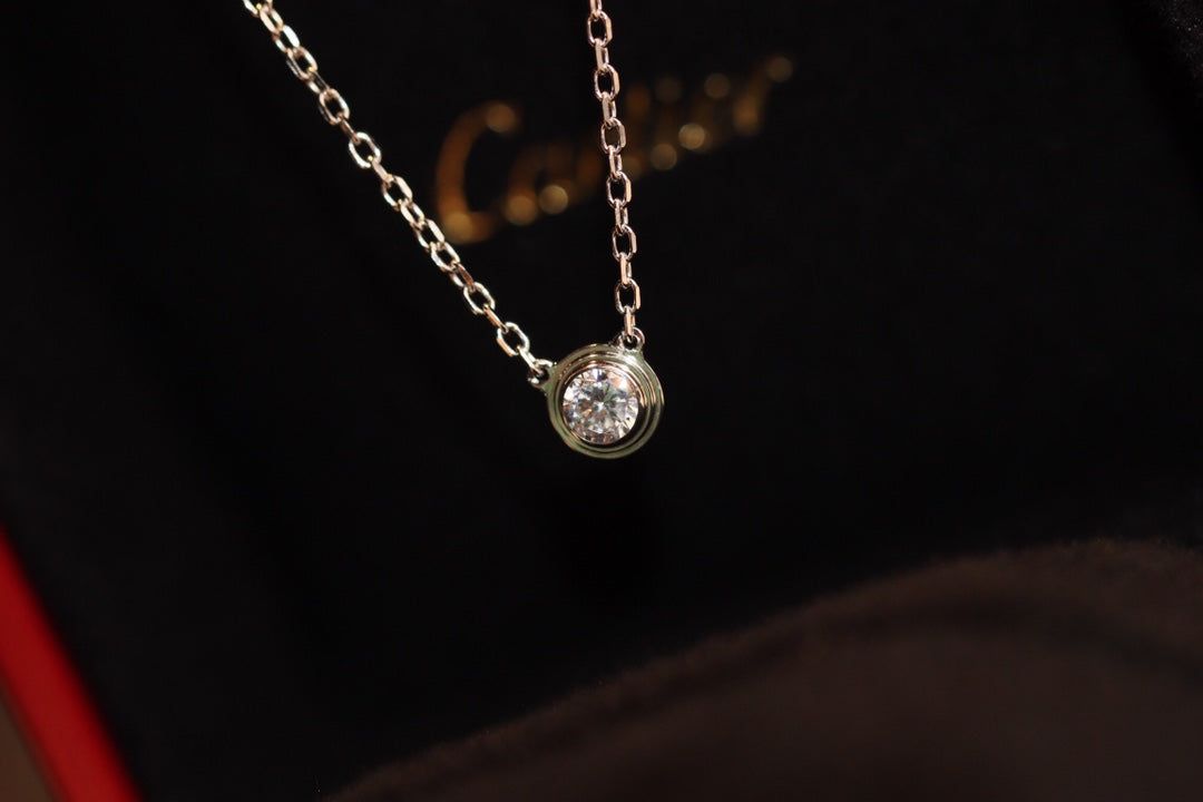 [Clover Jewelrys]DAMOUR DIAMOND NECKLACE