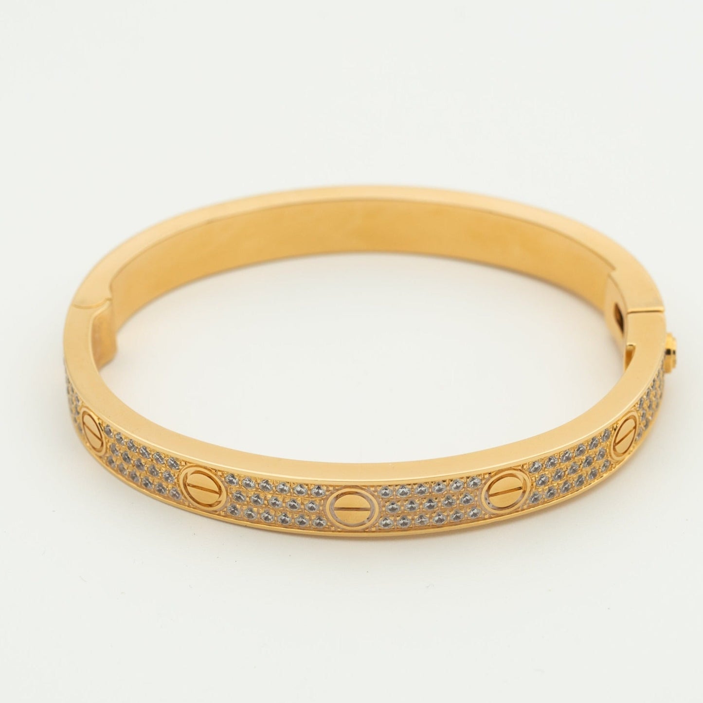 [Clover Jewelrys]LOVE BRACELET 6.1MM DIAMOND-PAVED