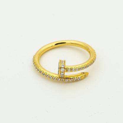 [Clover Jewelrys]JUSTE RING 1.8MM GOLD DIAMONDS