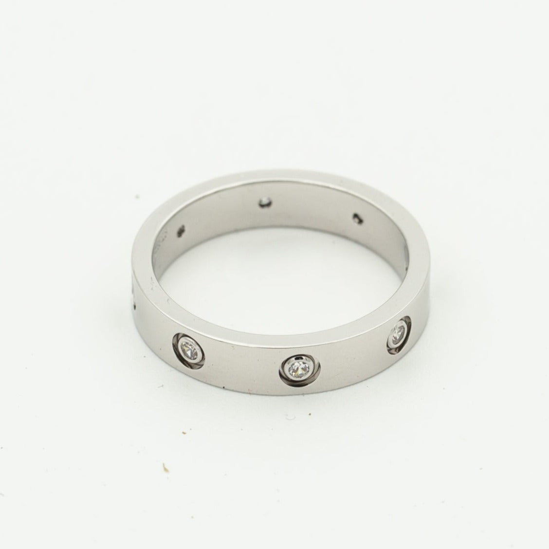 [Clover Jewelrys]LOVE RING 3.6MM 8 DIAMONDS