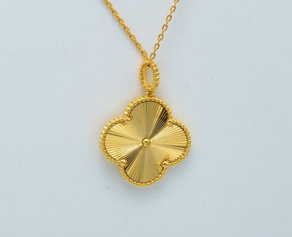 [Clover Jewelrys]CLOVER 25MM PEDANT NECKLACE GOLD