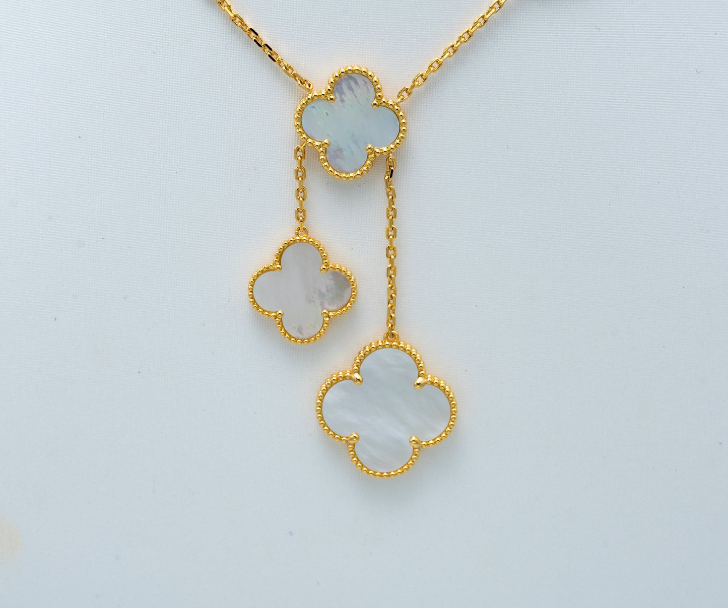 [Clover Jewelrys]CLOVER MOTHER OF PEARL NECKLACE 6 MOTIF