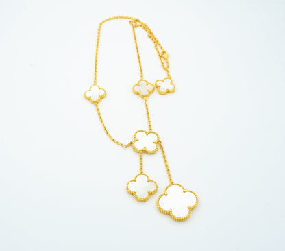 [Clover Jewelrys]CLOVER MOTHER OF PEARL NECKLACE 6 MOTIF