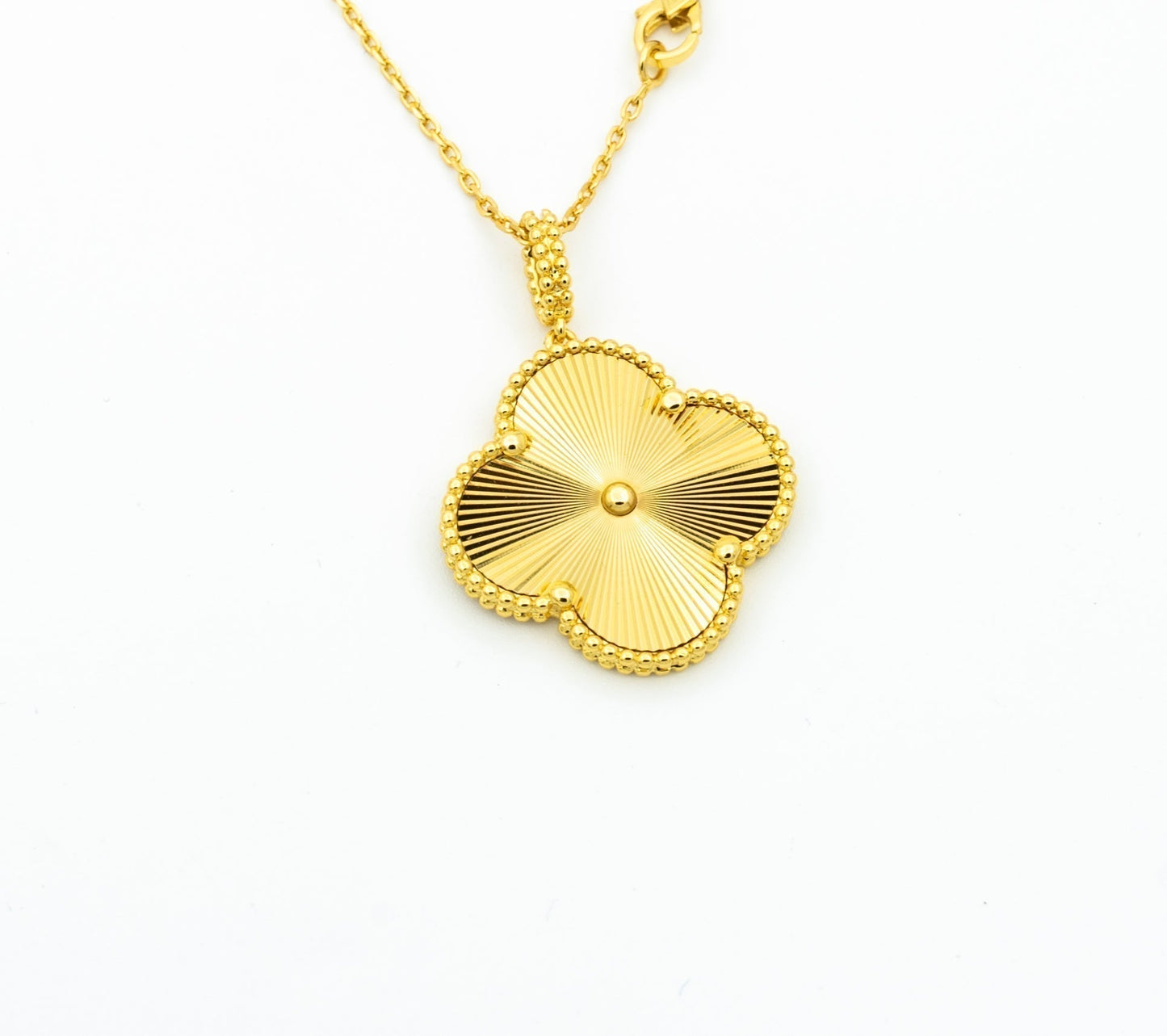 [Clover Jewelrys]CLOVER 25MM PEDANT NECKLACE GOLD