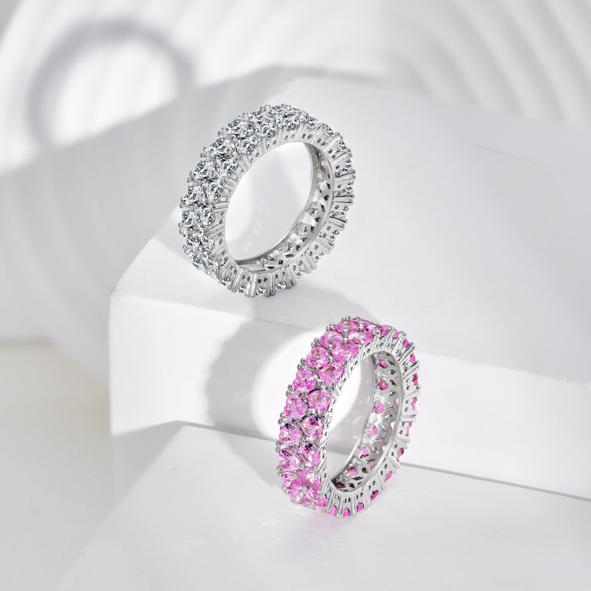 [Clover Jewelrys]Sparkling Full Heart Ring