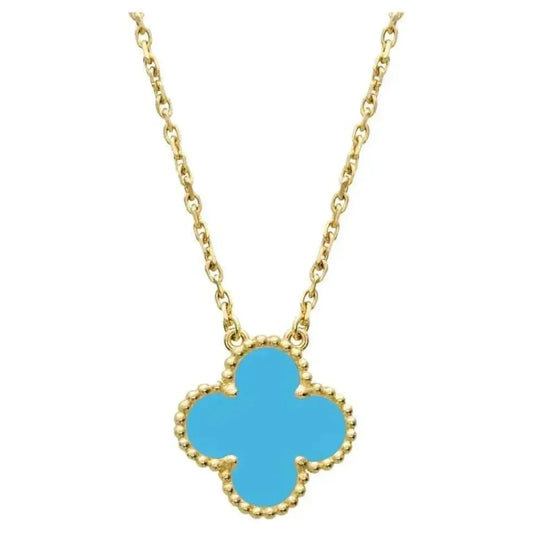 [Clover Jewelrys]CLOVER 15MM VINTAGE TURQUOISE NECKLACE