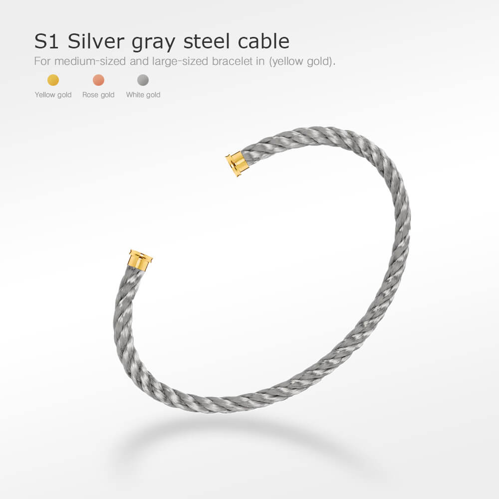 [Clover Jewelrys]FORCE SERIES BRACELET CABLES 50 CHOICES (DIY SELECTION)