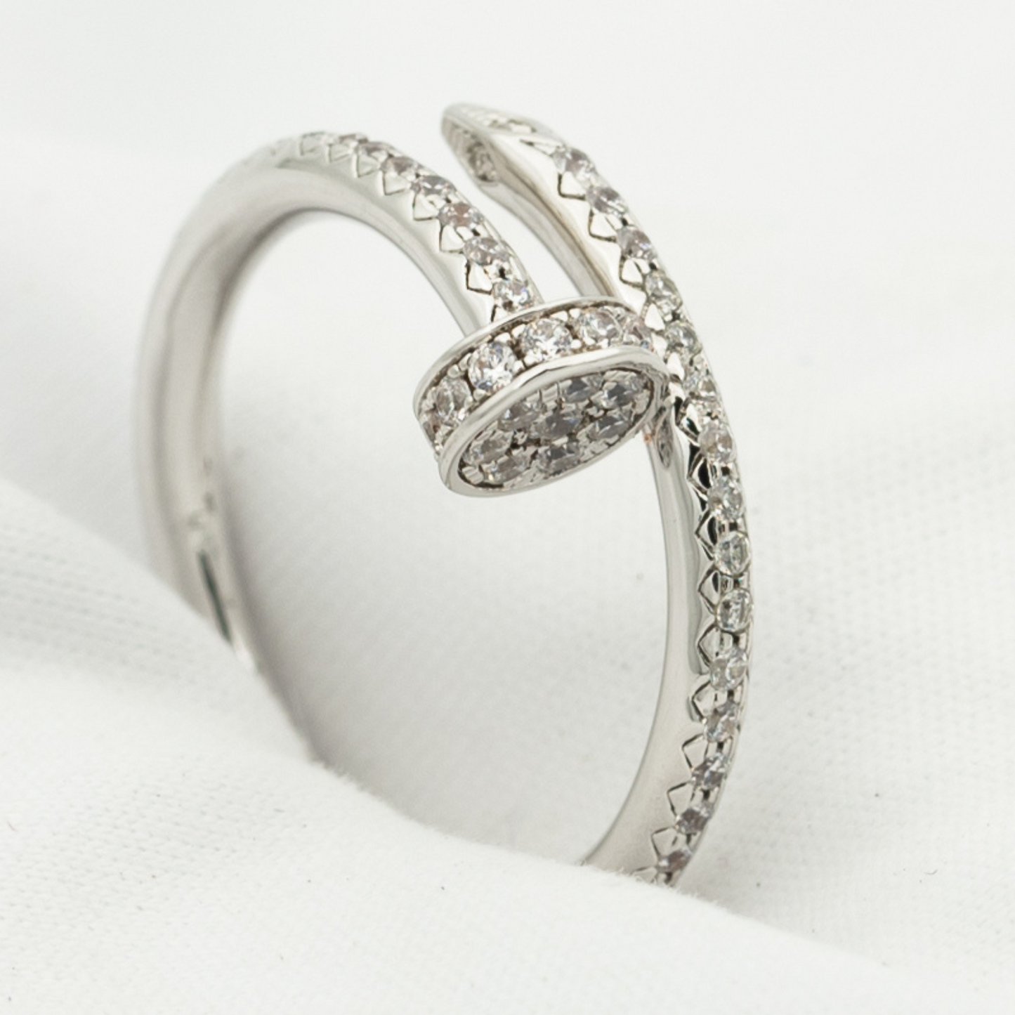 [Clover Jewelrys]JUSTE RING 1.8MM SILVER DIAMONDS