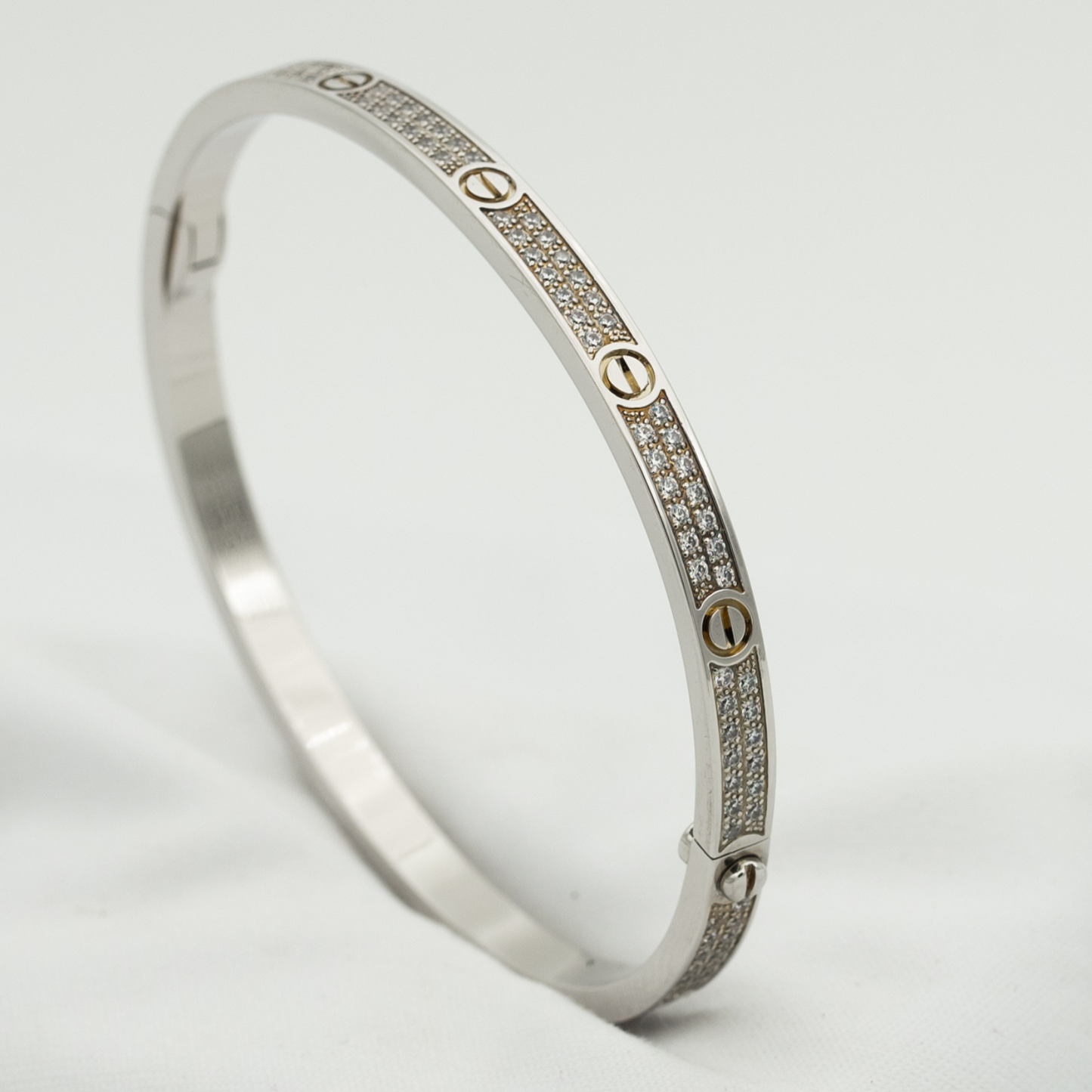 [Clover Jewelrys]LOVE BRACELET 3.65MM DIAMOND-PAVED