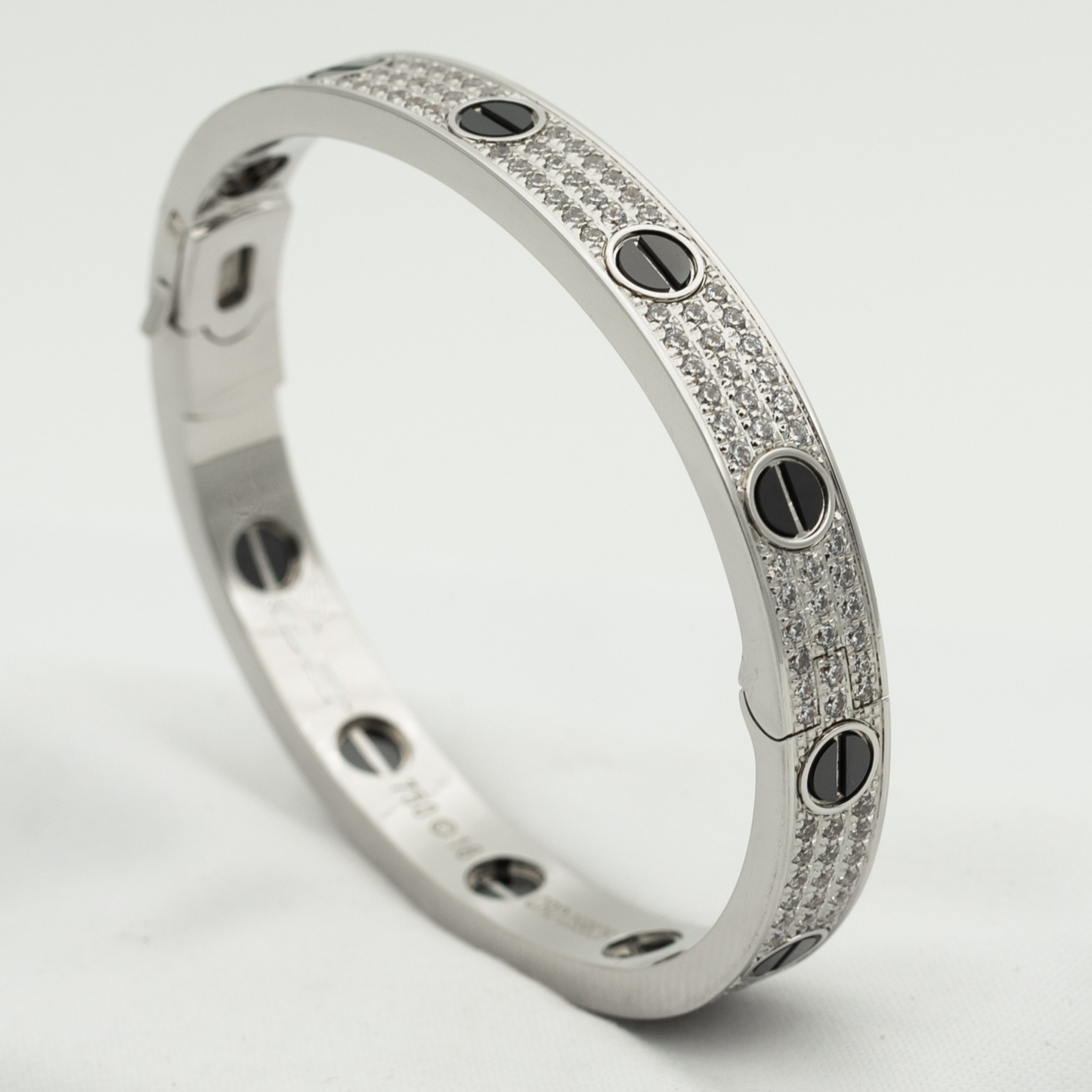 [Clover Jewelrys]LOVE BRACELET 6.1MM DIAMOND-PAVED CERAMIC