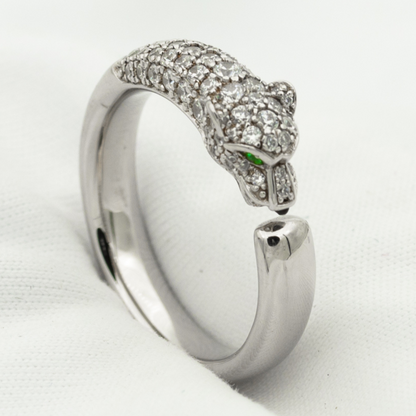 [Clover Jewelrys]PANTHERE RING DIAMOND 7.3MM