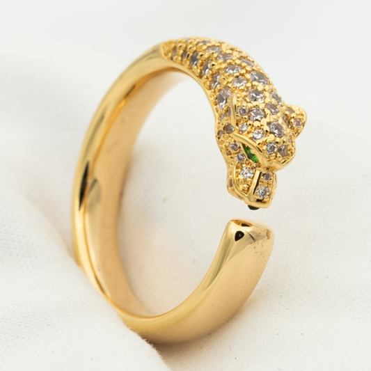 [Clover Jewelrys]PANTHERE RING DIAMOND 7.3MM