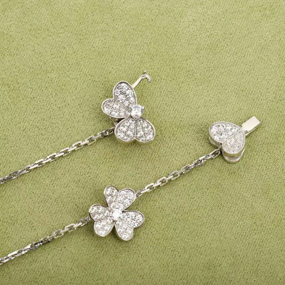 [Clover Jewelrys]FRIVOLE SILVER 9 FLOWERS NECKLACE