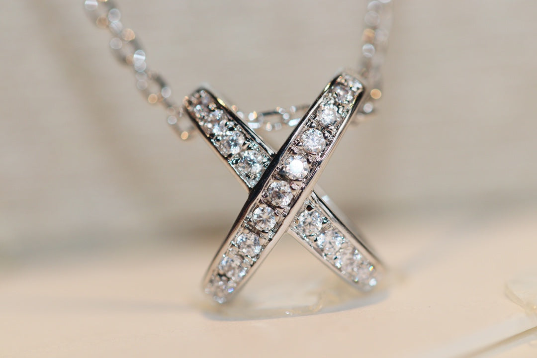 [Clover Jewelrys]JEUX DE DIAMOND NECKLACE