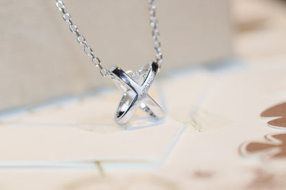 [Clover Jewelrys]JEUX DE DIAMOND NECKLACE