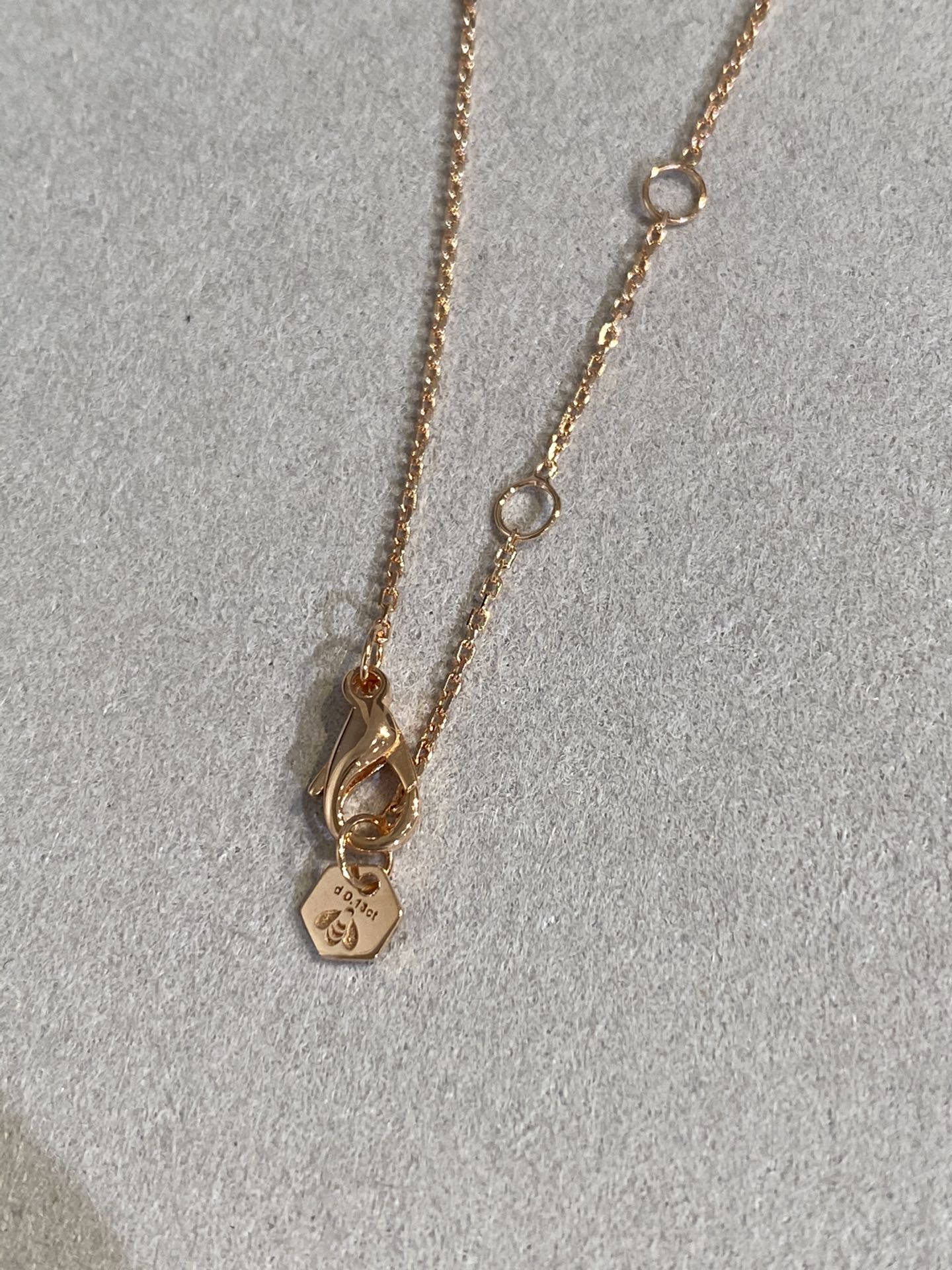 [Clover Jewelrys]BEE LOVE DIAMOND NECKLACE