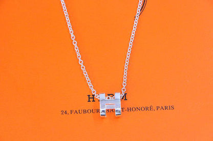 [Clover Jewelrys]HM NECKLACE H LETTER OVAL SERIES