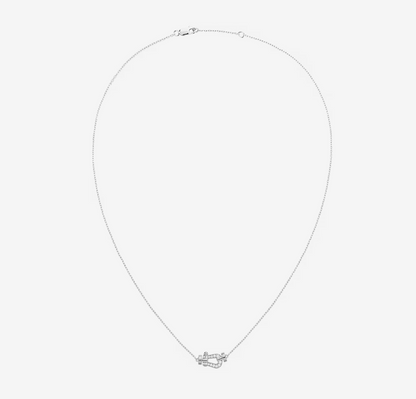 [Clover Jewelrys]FORCE 10 DIAMOND SILVER NECKLACE MINI MODEL