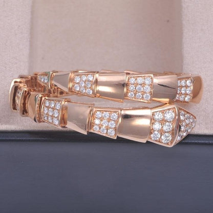 [Clover Jewelrys]SERPENTI BRACELET PINK GOLD DIAMOND