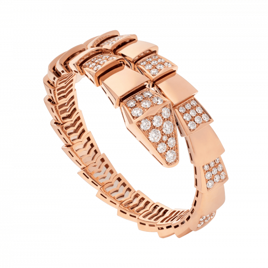 [Clover Jewelrys]SERPENTI BRACELET PINK GOLD DIAMOND