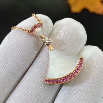 [Clover Jewelrys]DREAM NECKLACE MOP PINK DIAMOND