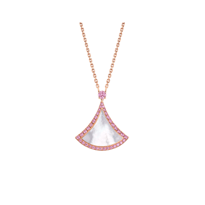 [Clover Jewelrys]DREAM NECKLACE MOP DIAMOND PINK