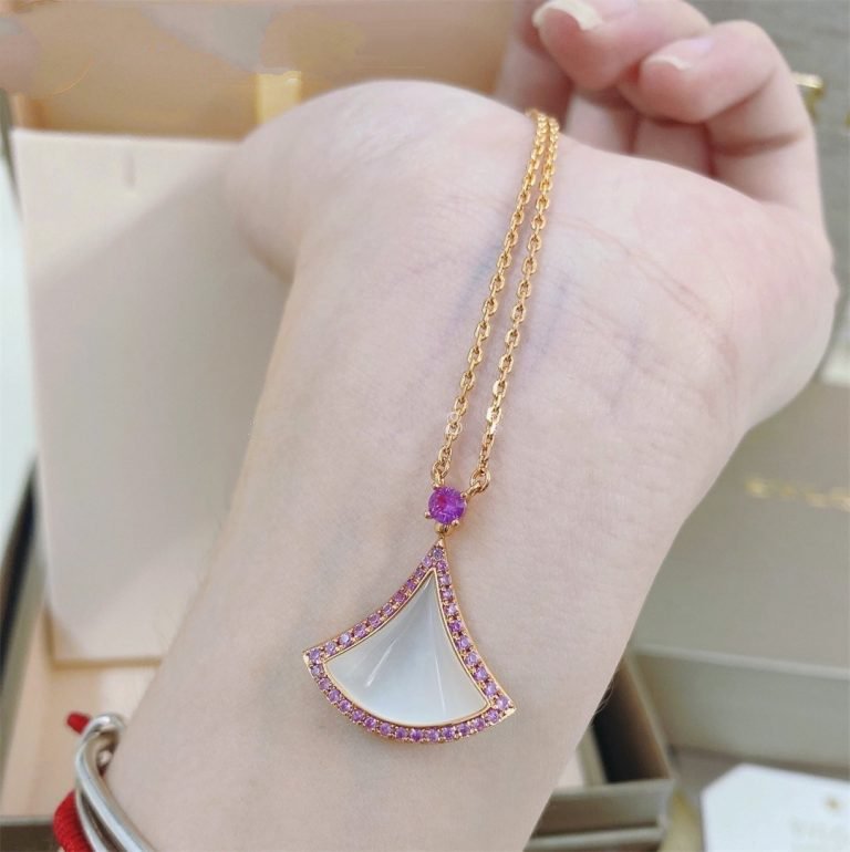 [Clover Jewelrys]DREAM NECKLACE MOP DIAMOND PINK