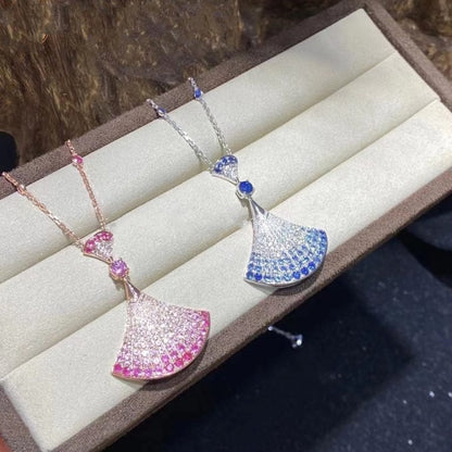 [Clover Jewelrys]DREAM NECKLACE AGATE SILVER DIAMOND