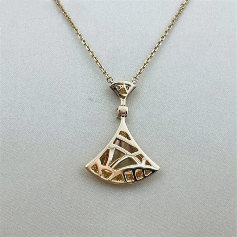 [Clover Jewelrys]DREAM NECKLACE PINK GOLD DIAMOND