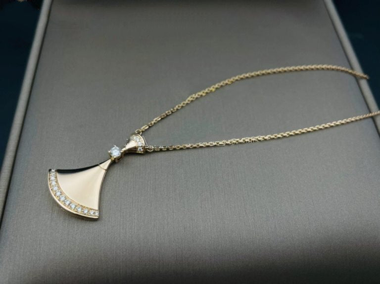 [Clover Jewelrys]DREAM NECKLACE PINK GOLD DIAMOND