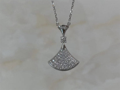 [Clover Jewelrys]DREAM NECKLACE SILVER FULL DIAMOND