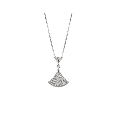 [Clover Jewelrys]DREAM NECKLACE SILVER FULL DIAMOND