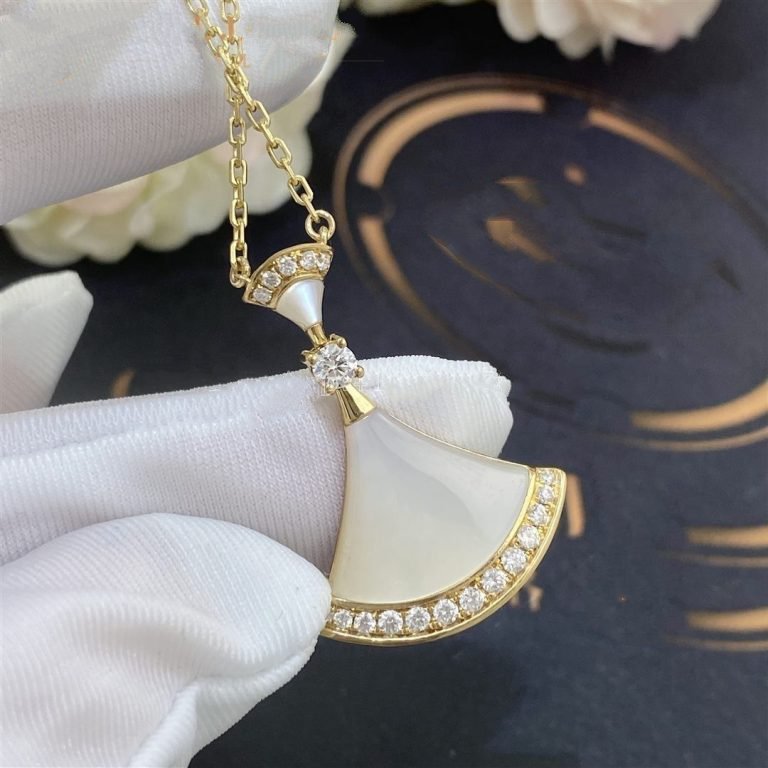 [Clover Jewelrys]DREAM NECKLACE MOP GOLD DIAMOND